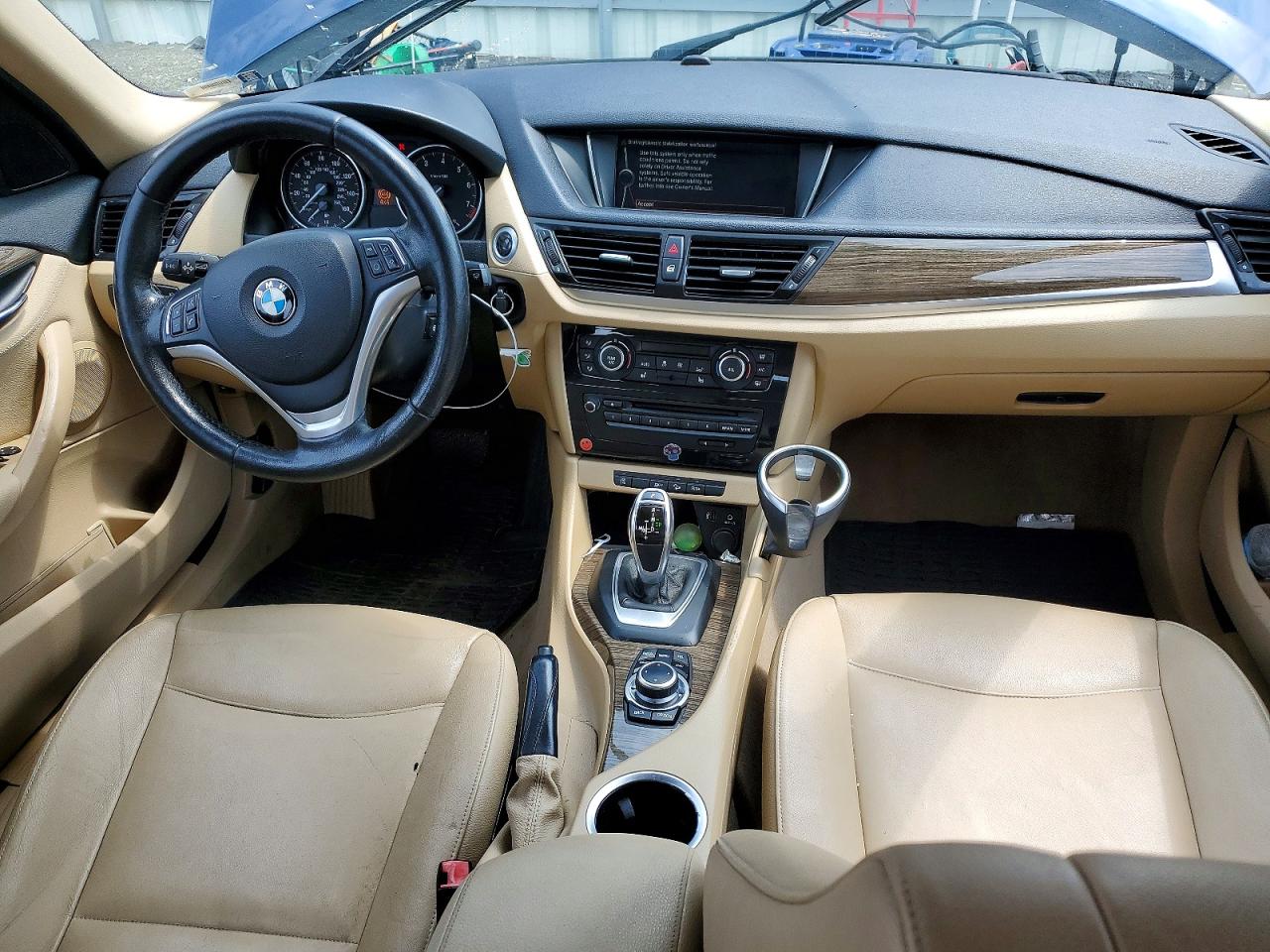 2015 Bmw X1 Xdrive28i Blue vin: WBAVL1C56FVY26435