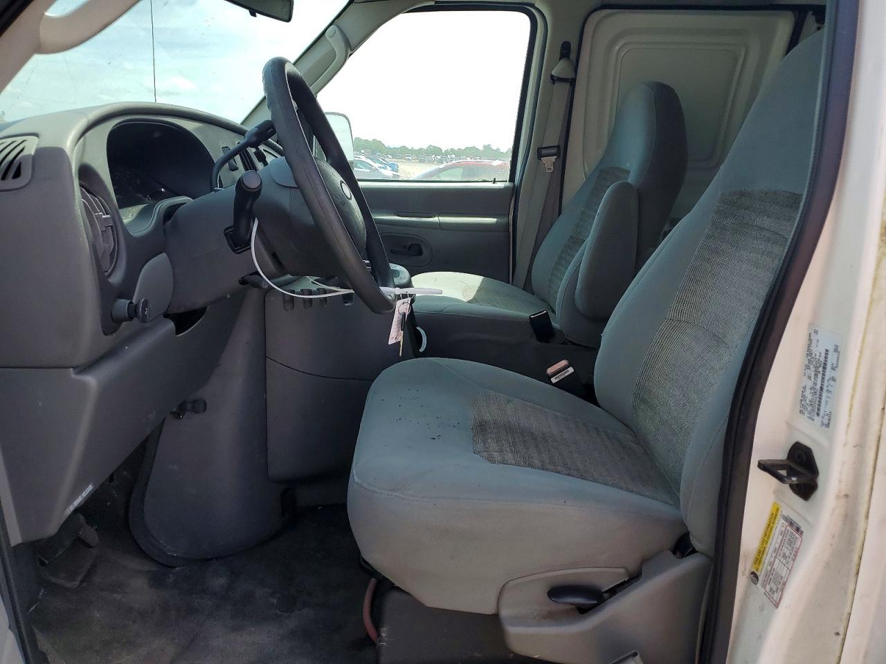 2005 Ford Econoline E350 Super Duty Van White vin: 1FTSS34P35HA79104