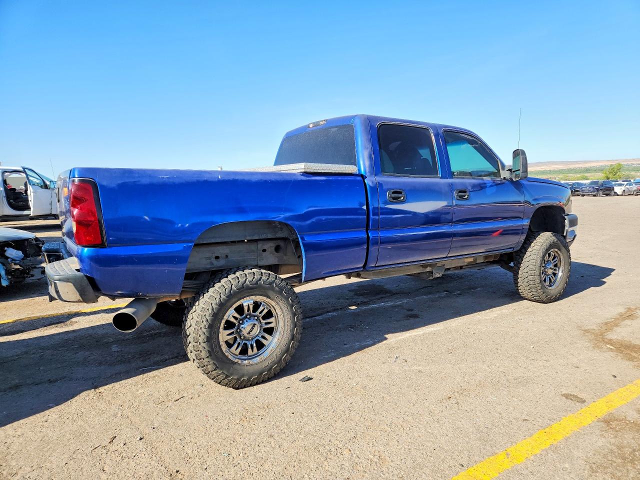 2004 Chevrolet Silverado K2500 Heavy Duty Blue vin: 1GCHK231X4F150004