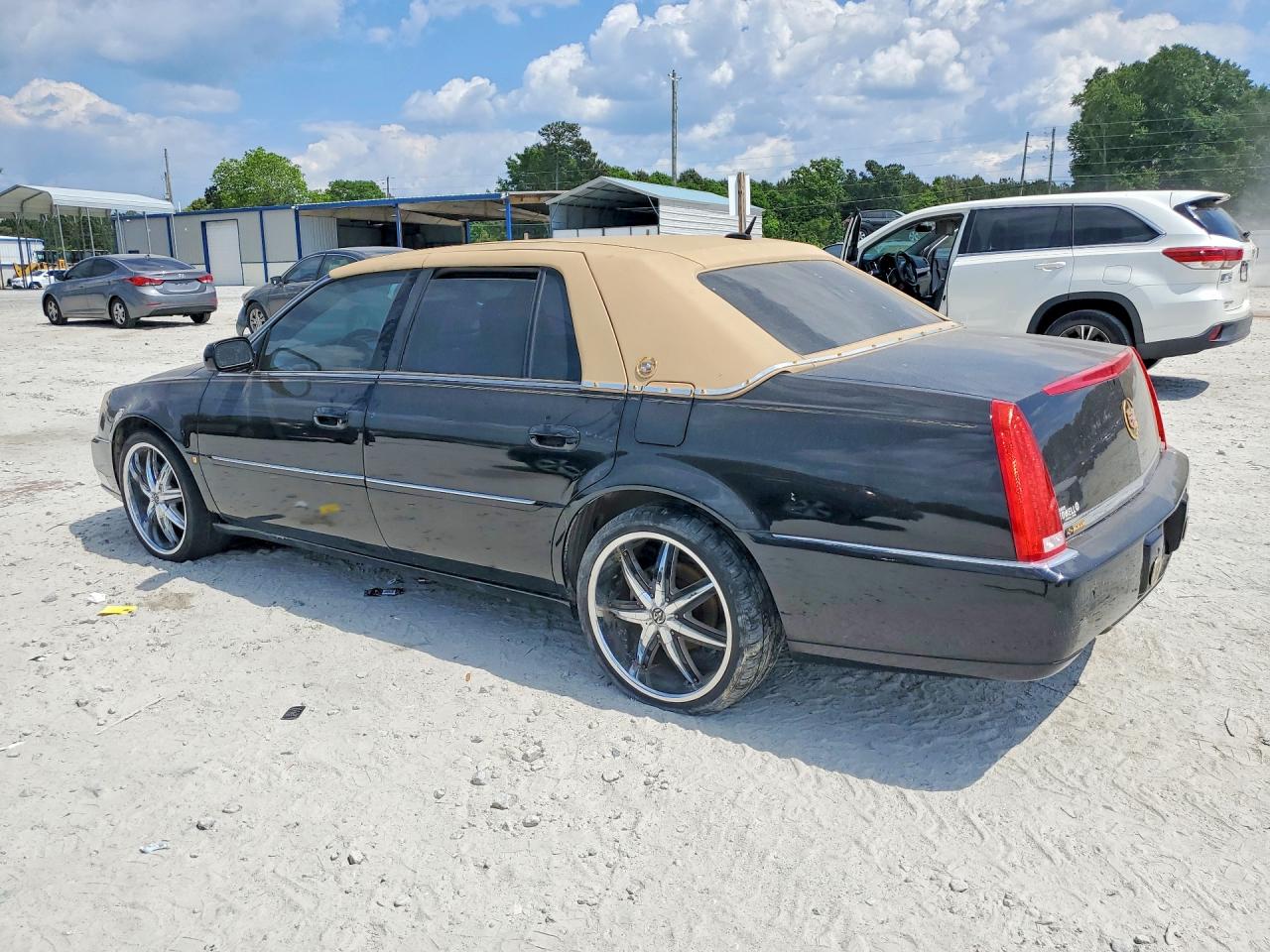 2008 Cadillac Dts Black vin: 1G6KD57Y38U203011