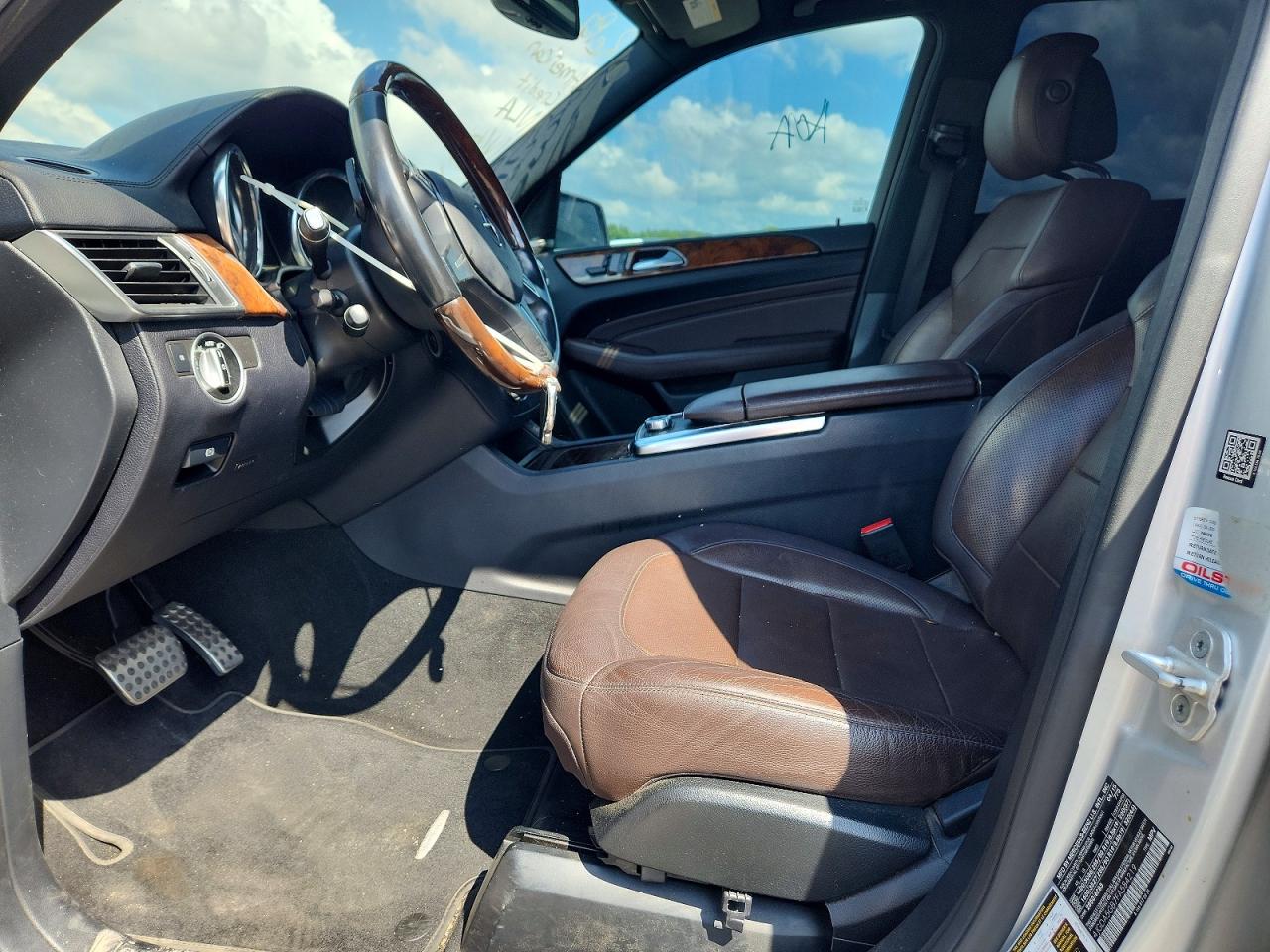 2015 Mercedes-benz Ml 400 4matic Silver vin: 4JGDA5GB7FA584219