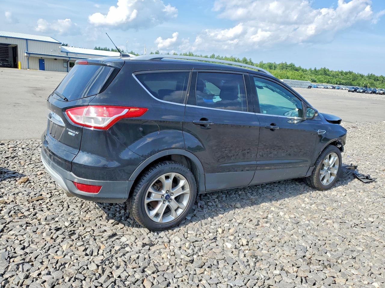 2014 Ford Escape Titanium Black vin: 1FMCU9J98EUC80510