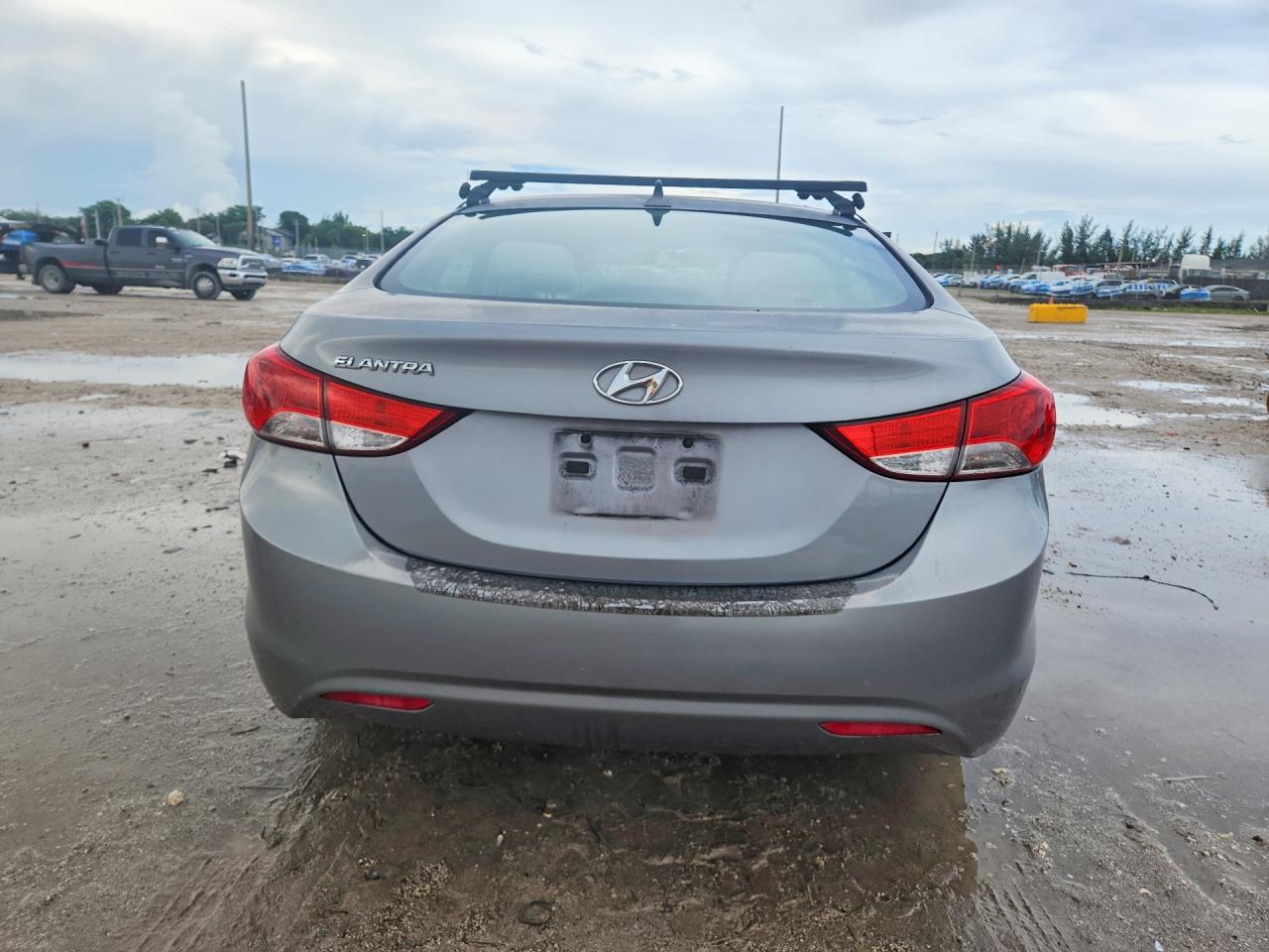 2013 Hyundai Elantra Gls Silver vin: KMHDH4AE6DU660825