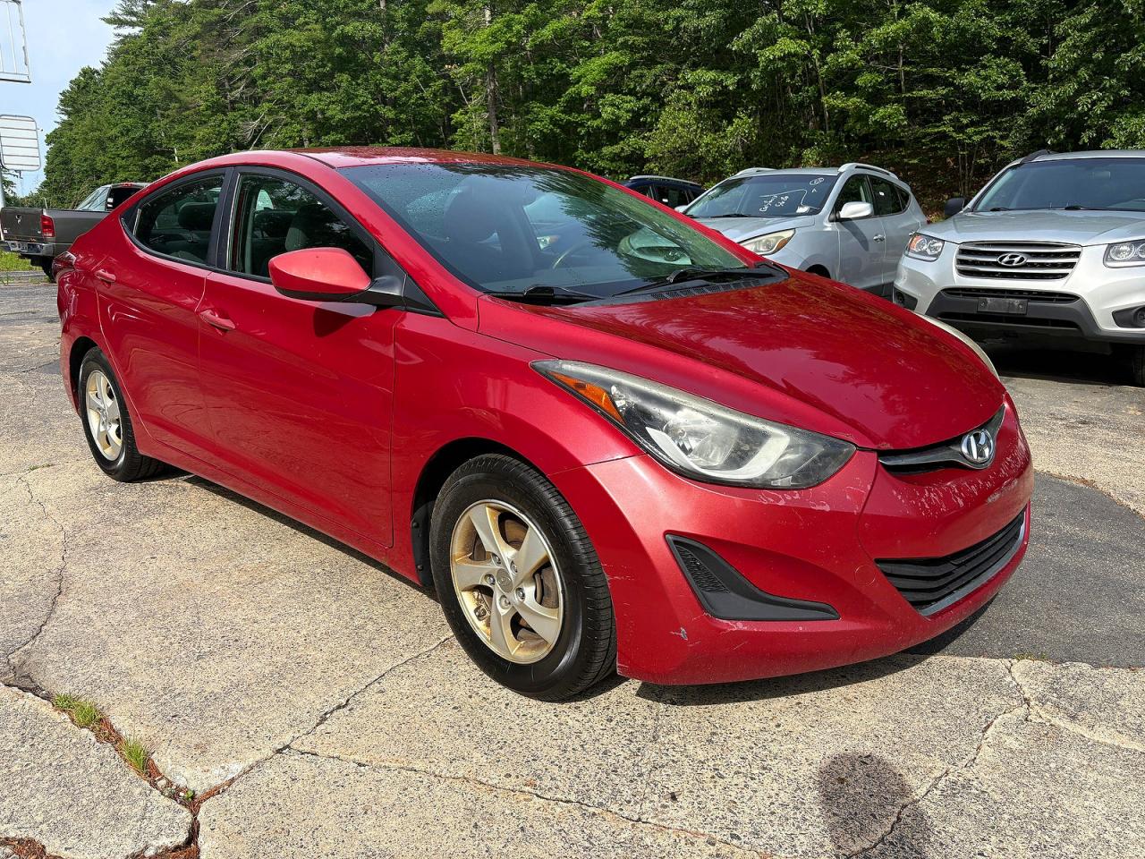 2015 Hyundai Elantra Se Burgundy vin: KMHDH4AE8FU329232