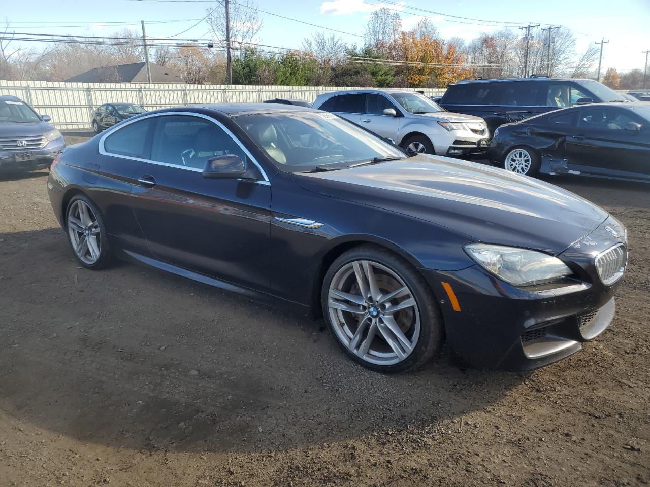 2012 Bmw 650 I Black vin: WBALX3C54CC528738