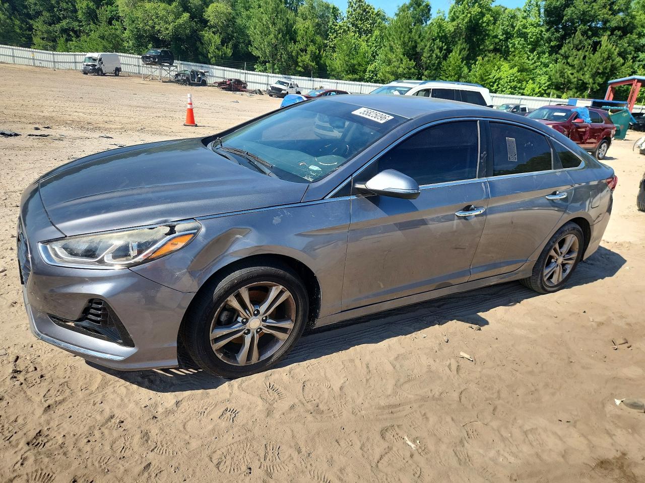 2018 Hyundai Sonata Sel Серый vin: 5NPE34AF5JH624825