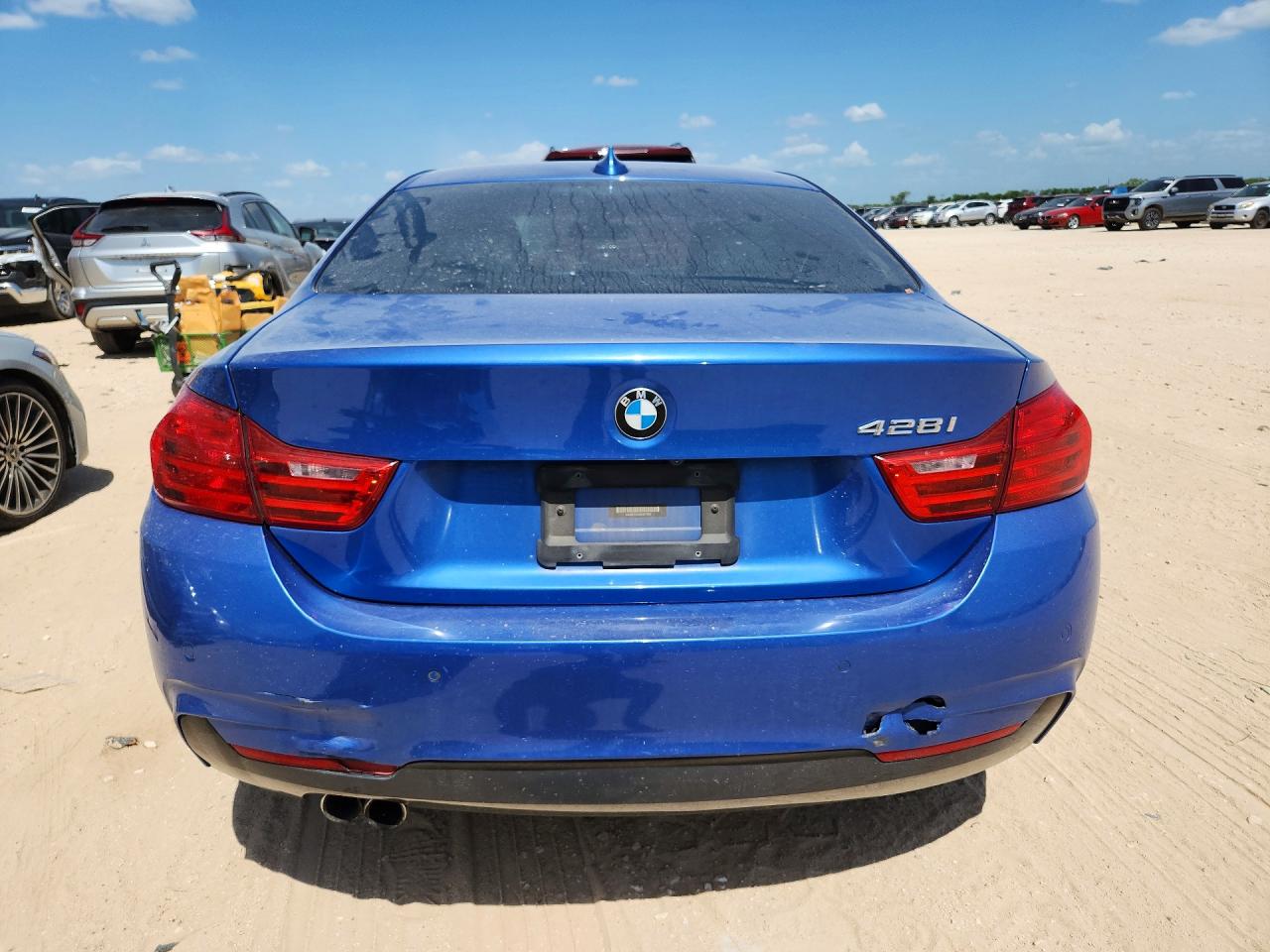 2014 Bmw 428 I Синий vin: WBA3N7C54EK221849