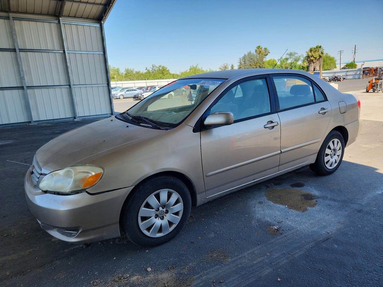 2004 Toyota Corolla Le Золотой vin: 1NXBR32E64Z258140