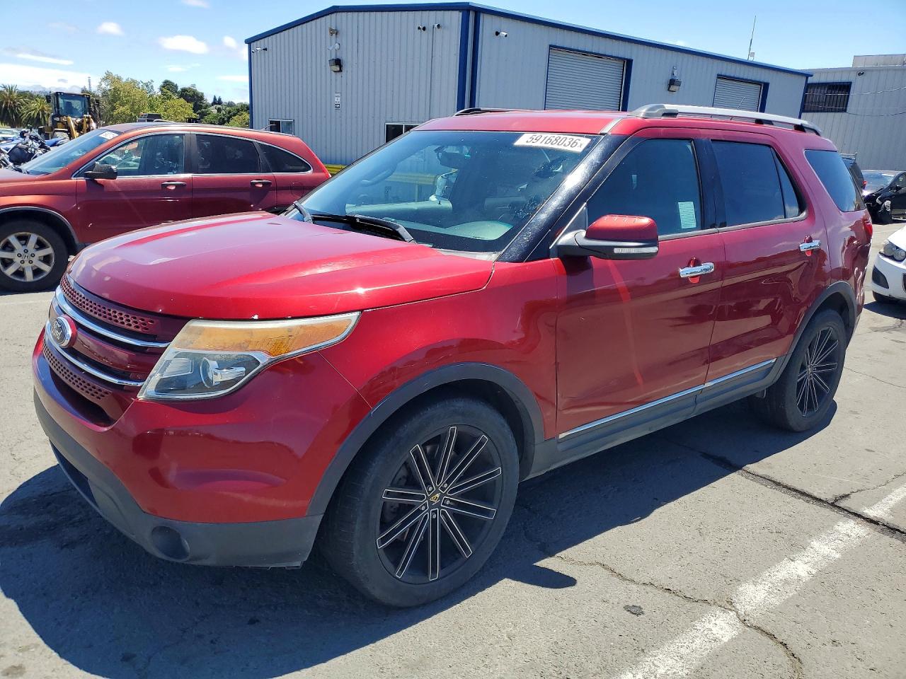 2015 Ford Explorer Limited Red vin: 1FM5K7F83FGB42389
