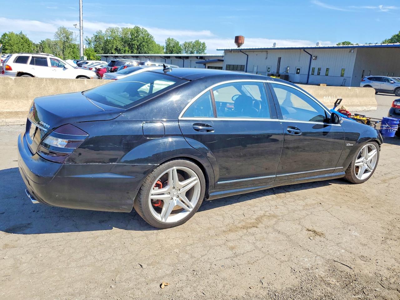 2008 Mercedes-benz S 63 Amg Black vin: WDDNG77X68A163695