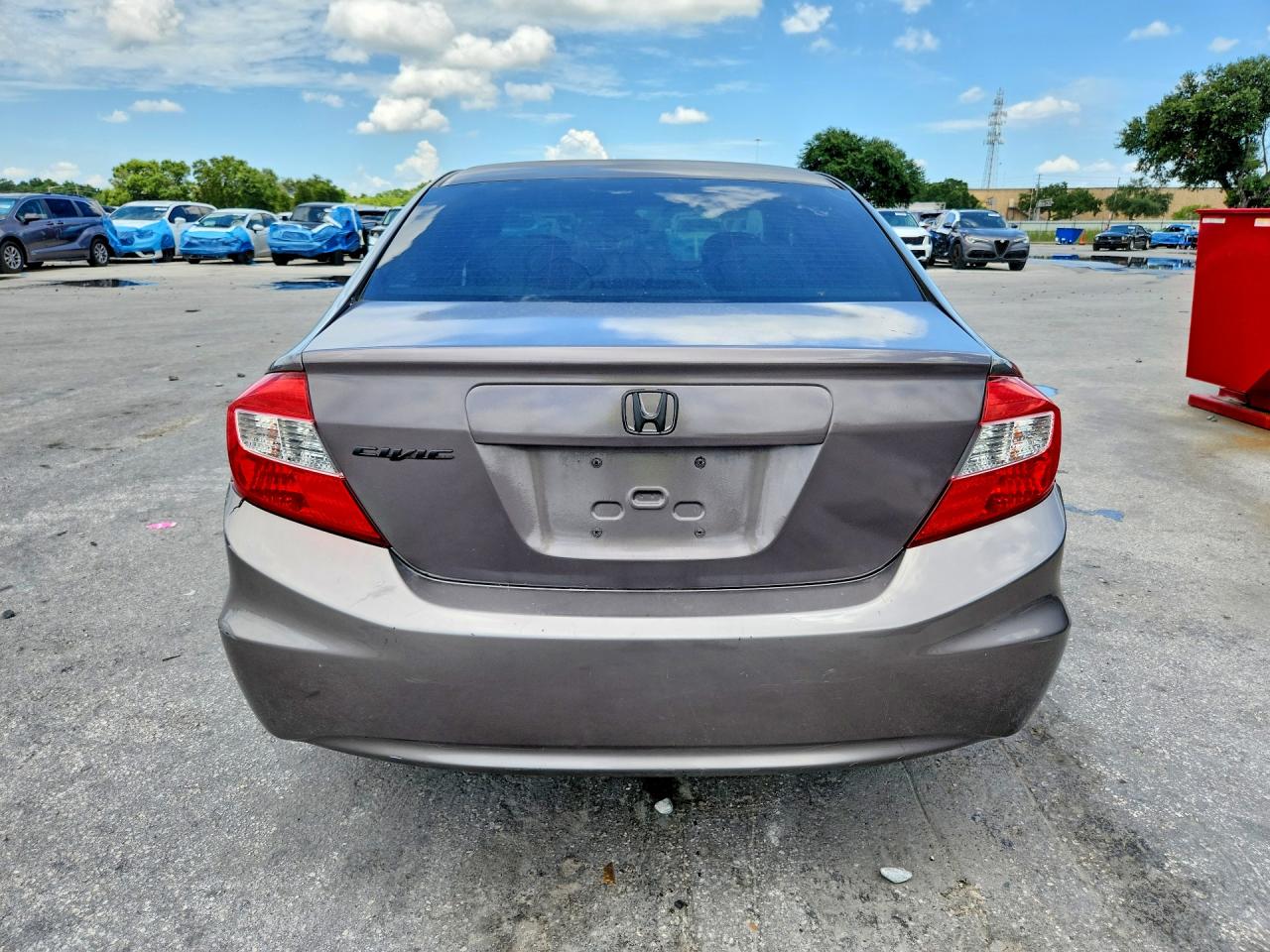 2012 Honda Uk Gray vin: 19XFB2F5XCE338097