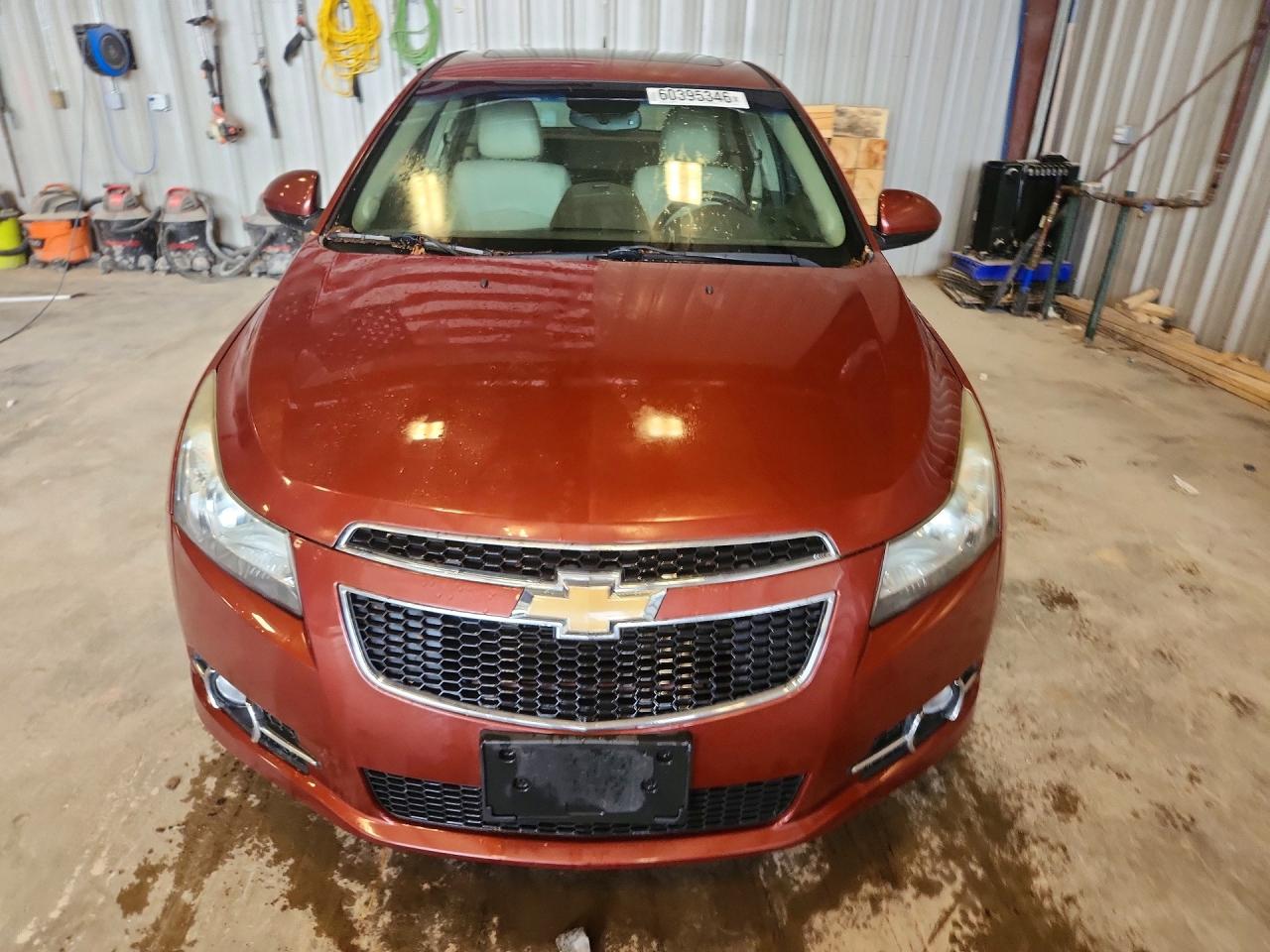 2012 Chevrolet Cruze Ltz Brown vin: 1G1PH5SC8C7249162