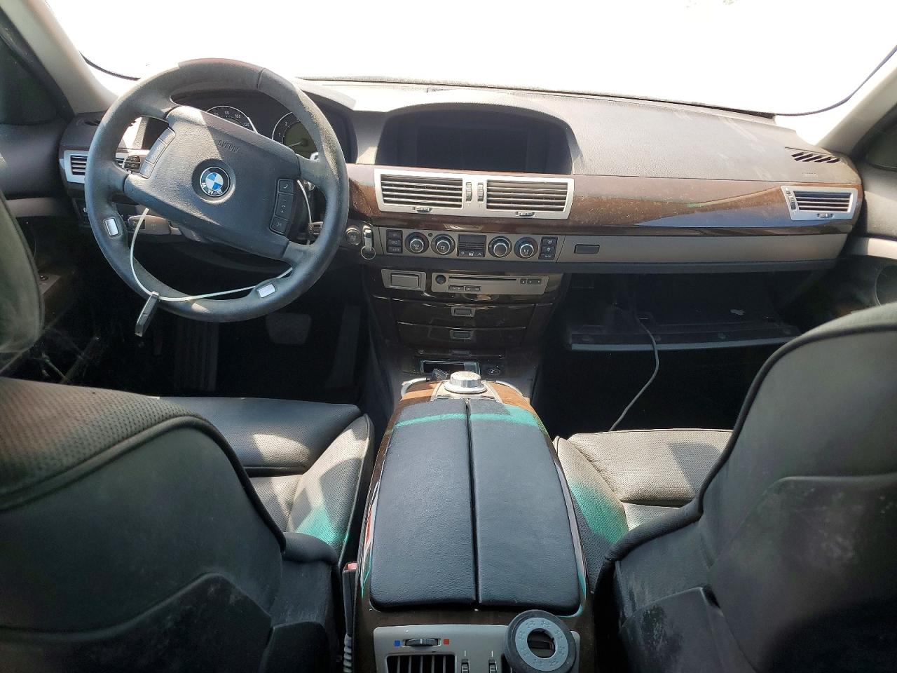 2008 Bmw 750 Li Black vin: WBAHN83528DT87565