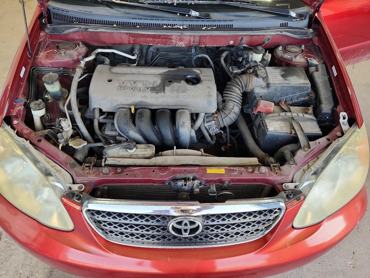 2008 Toyota Corolla Le Maroon vin: 1NXBR30E98Z937702