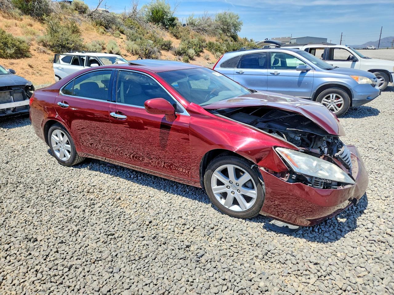2007 Lexus Es 350 Red vin: JTHBJ46G872144927