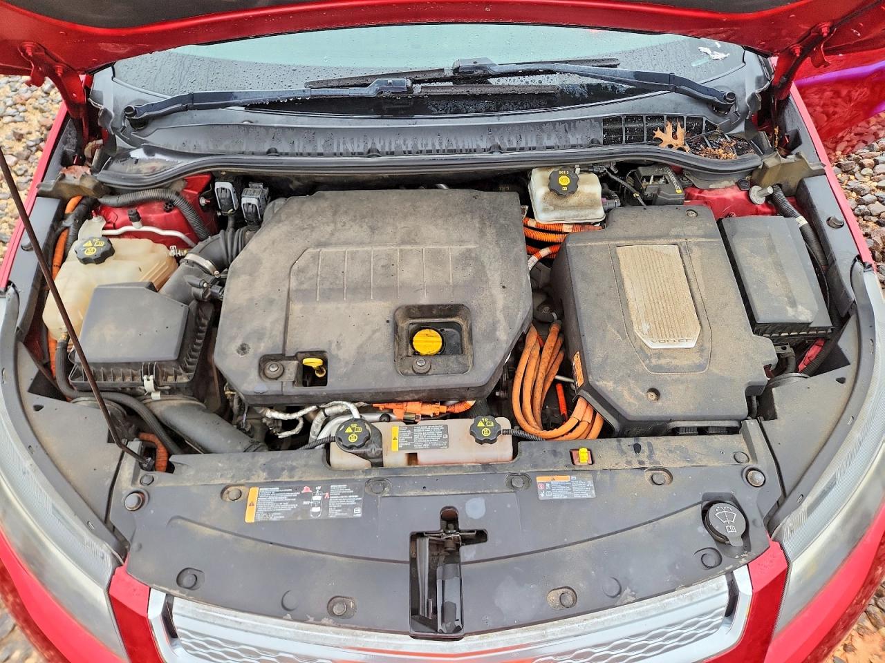 2012 Chevrolet Volt Красный vin: 1G1RB6E43CU113785
