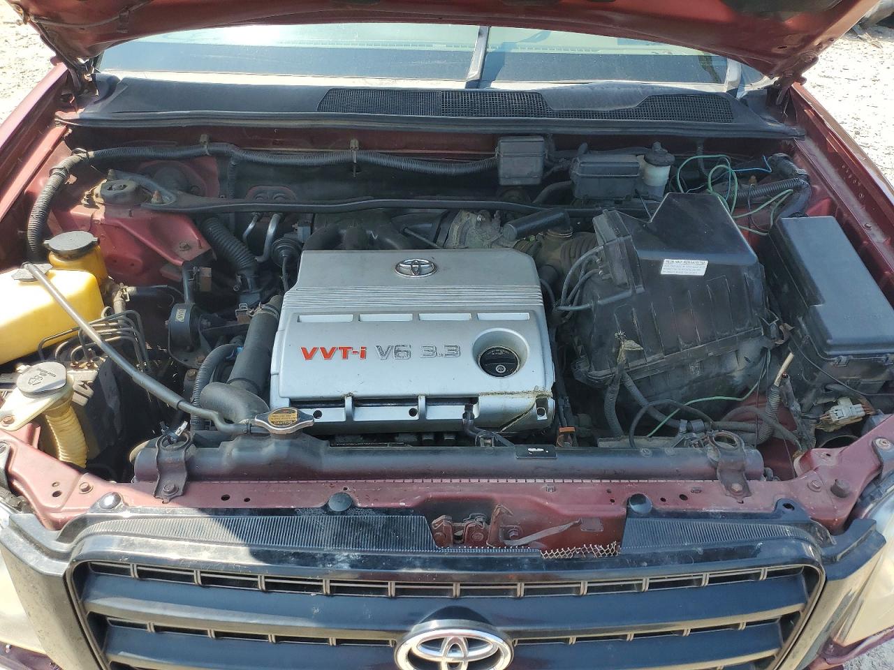 2005 Toyota Highlander Limited Red vin: JTEEP21A150120946