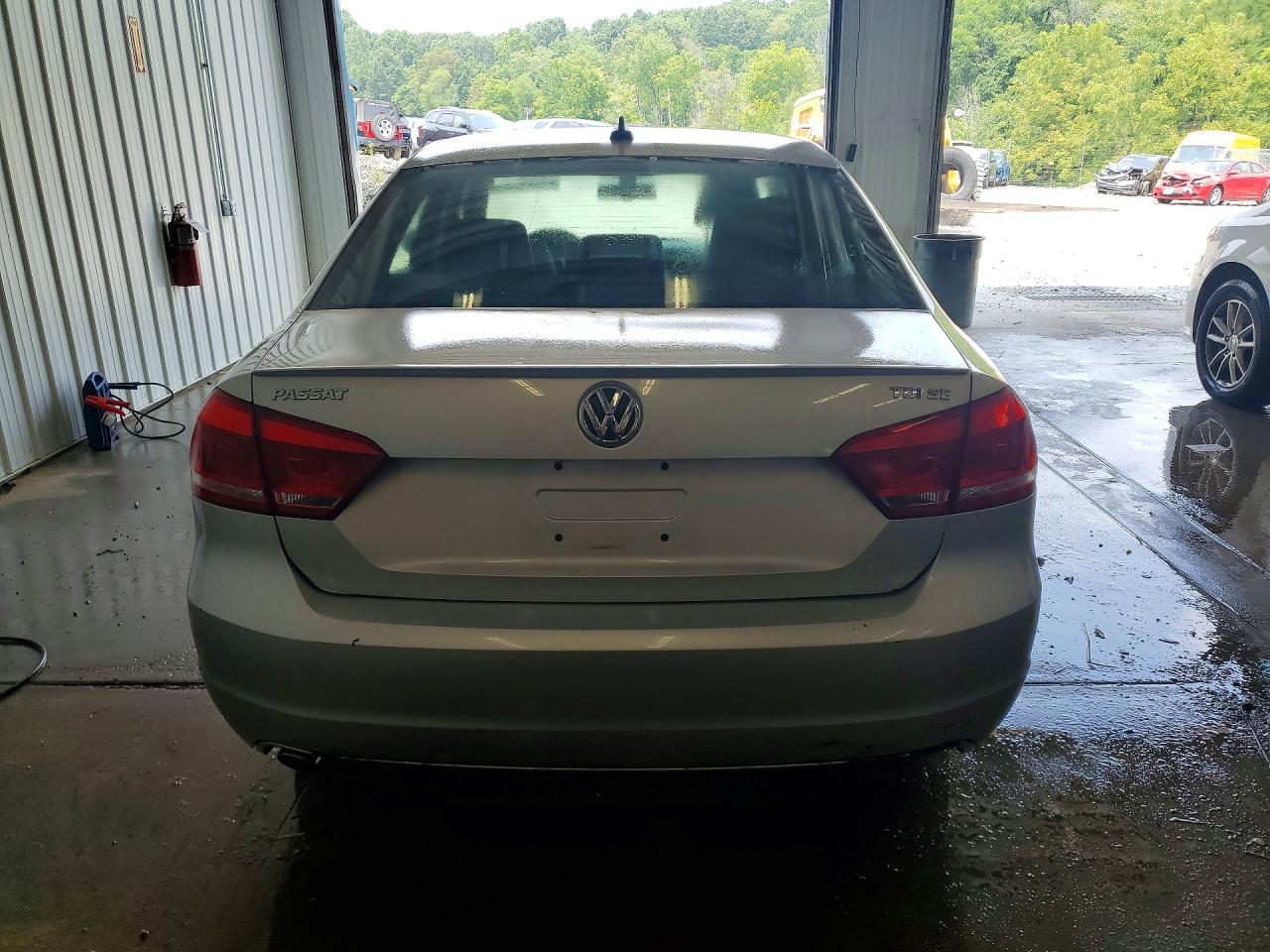 2012 Volkswagen Passat Se Silver vin: 1VWBN7A3XCC089927