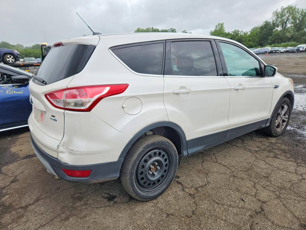 2014 Ford Escape Se Белый vin: 1FMCU9GX2EUB11380