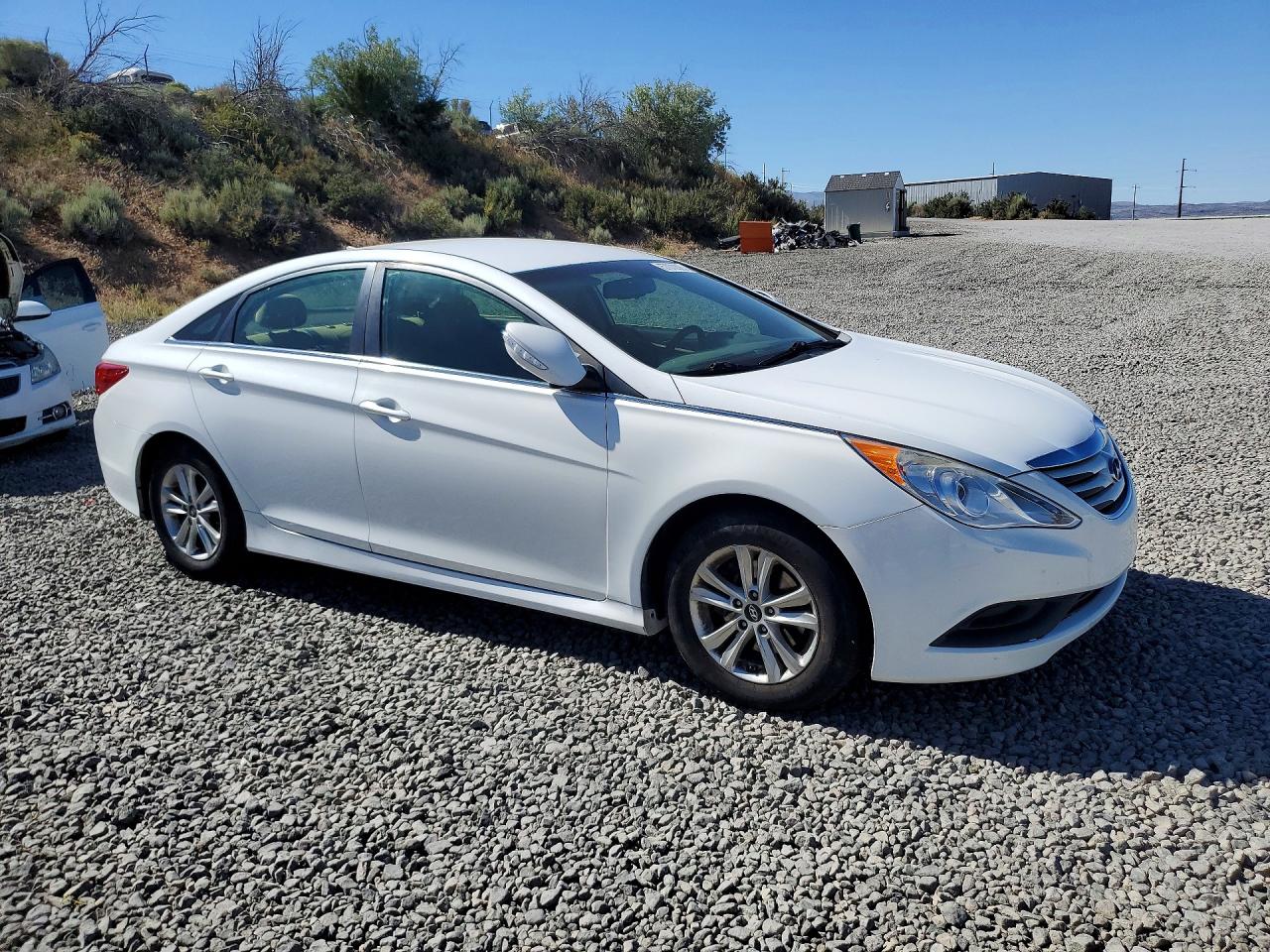 2014 Hyundai Sonata Gls White vin: 5NPEB4AC2EH914924