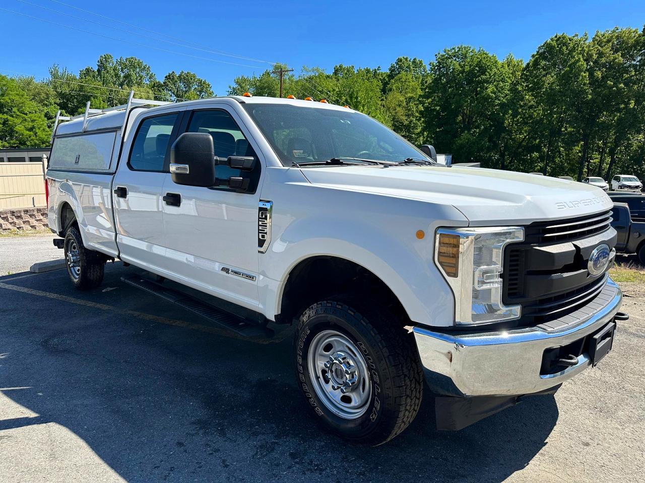 2019 Ford F250 Super Duty White vin: 1FT7W2BT0KEC82758