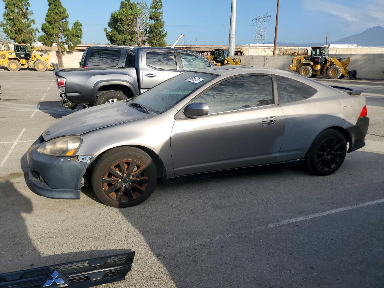 2005 Acura Rsx Серый vin: JH4DC54885S008251