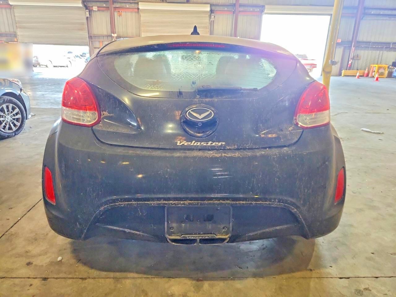 2012 Hyundai Veloster Base Black vin: KMHTC6AD8CU054101