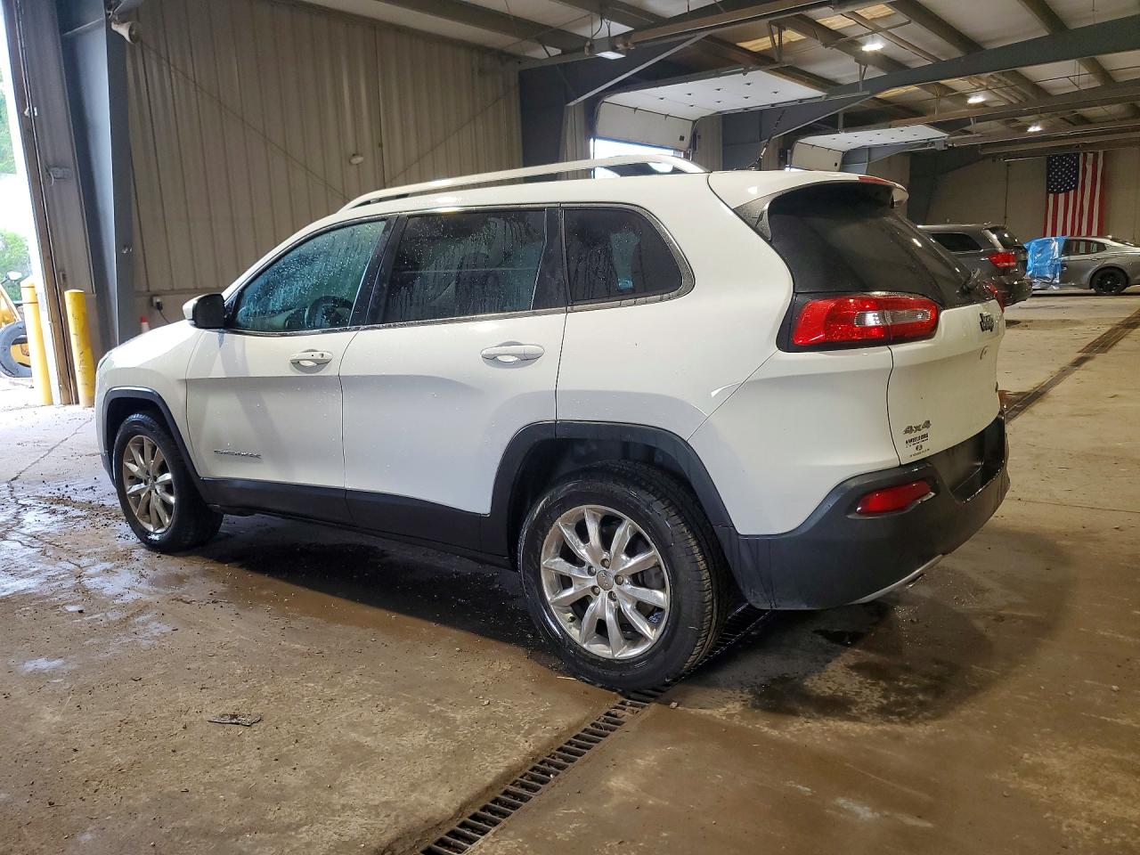 2014 Jeep Cherokee Limited White vin: 1C4PJMDS4EW296241