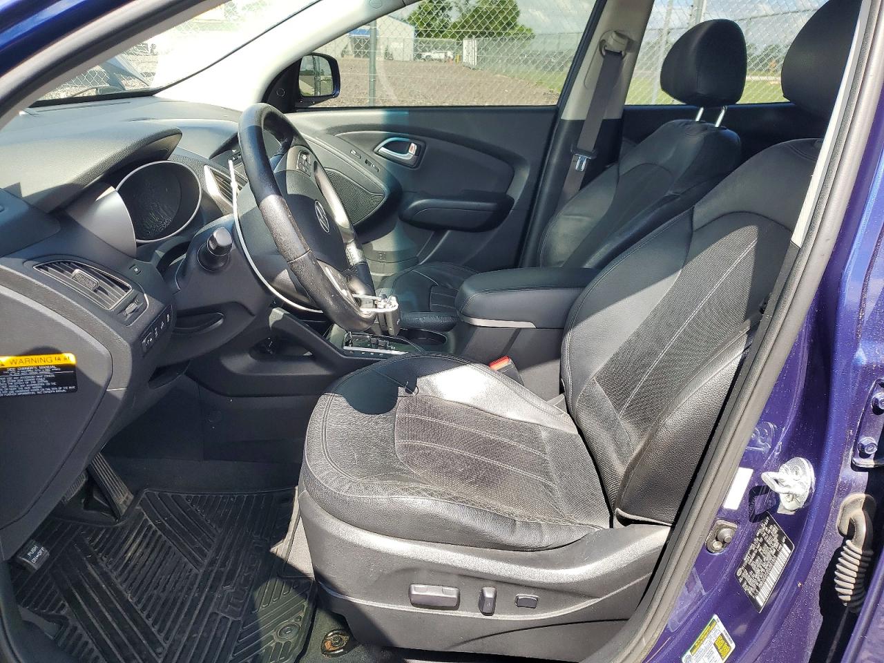 2013 Hyundai Tucson Limited Blue vin: KM8JUCAC2DU581823