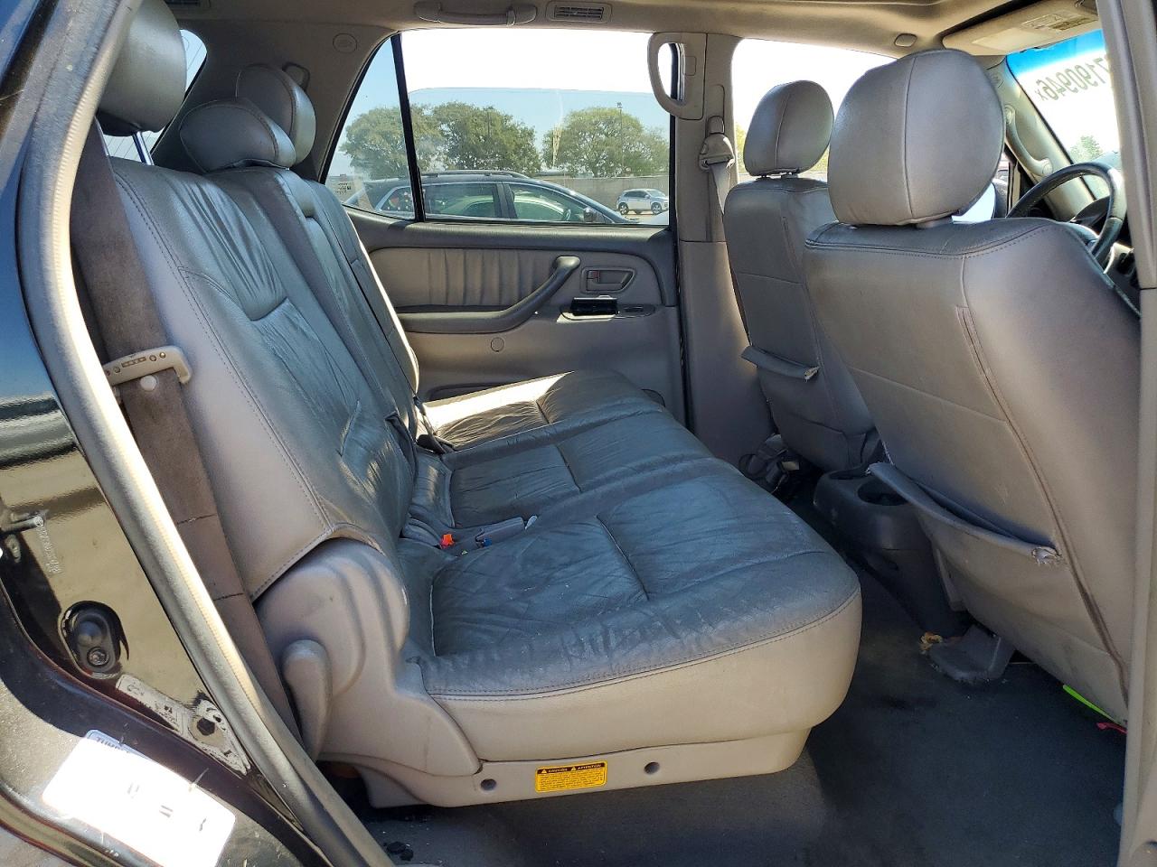 2005 Toyota Sequoia Limited Black vin: 5TDZT38A75S247100