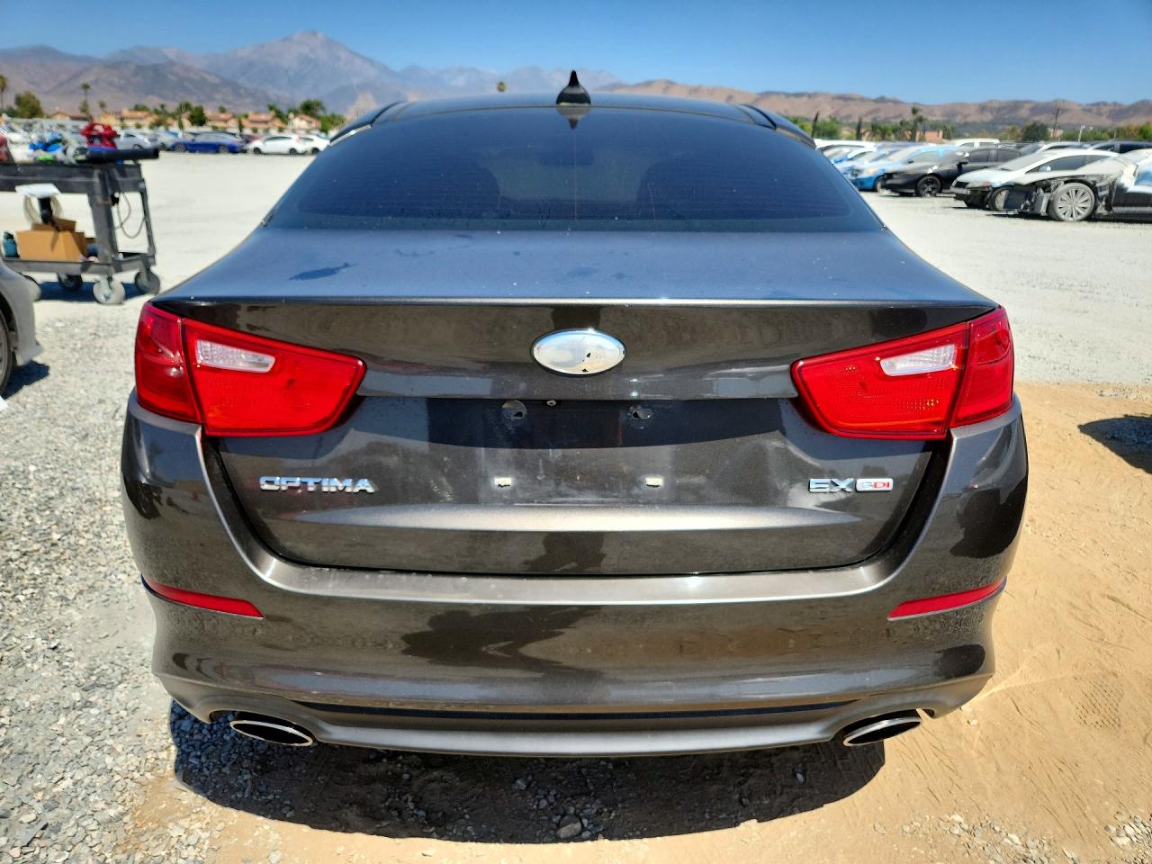 2014 Kia Optima Ex Brown vin: 5XXGN4A79EG264522