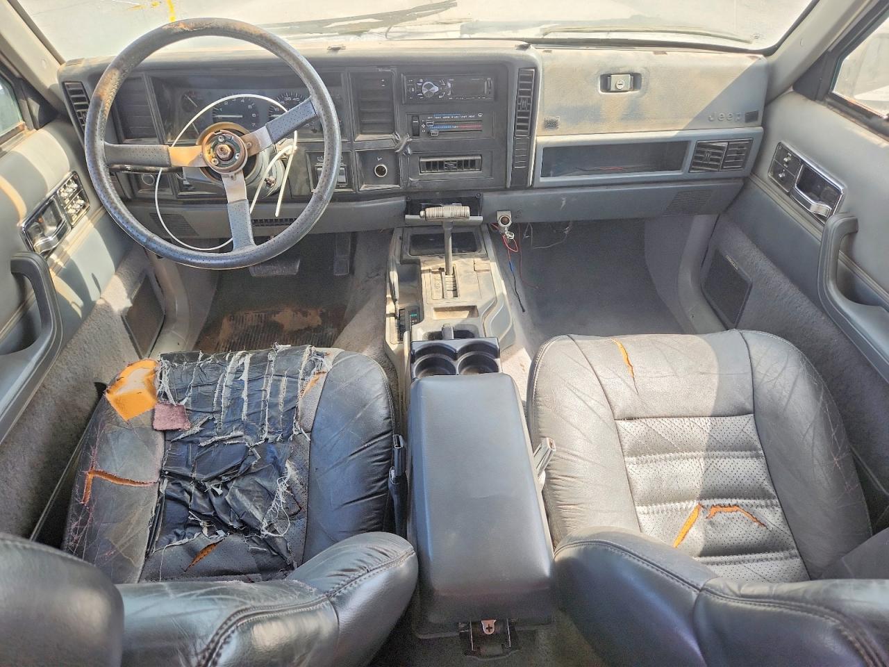 1991 Jeep Cherokee Limited White vin: 1J4FJ78S5ML624512