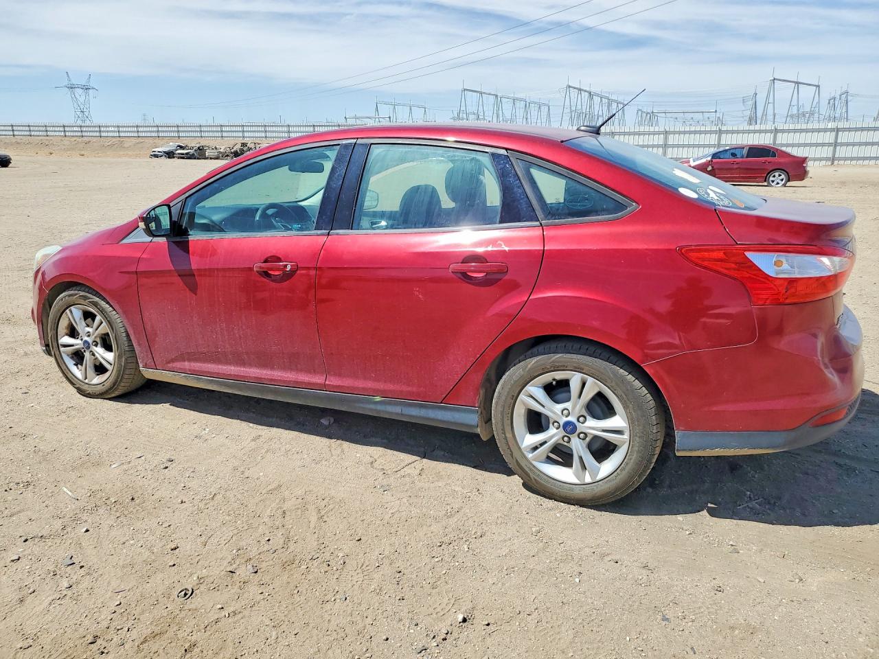 2014 Ford Focus Se Red vin: 1FADP3F21EL262290