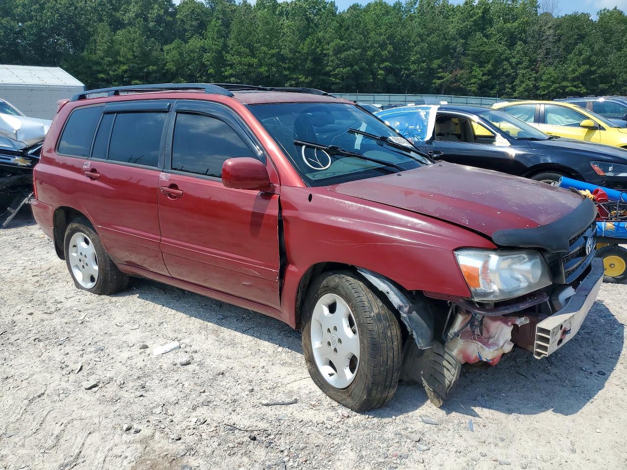 2005 Toyota Highlander Limited Red vin: JTEEP21A150120946