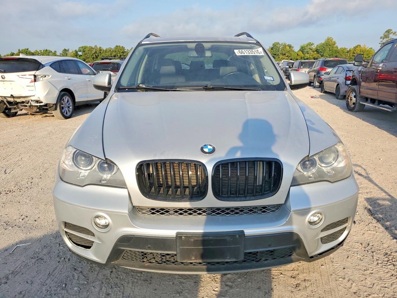 2013 Bmw X5 Xdrive35i Silver vin: 5UXZV4C57D0E12642