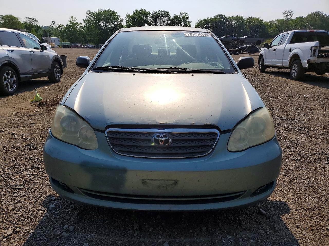 2005 Toyota Corolla Ce Green vin: 2T1BR32E95C493294