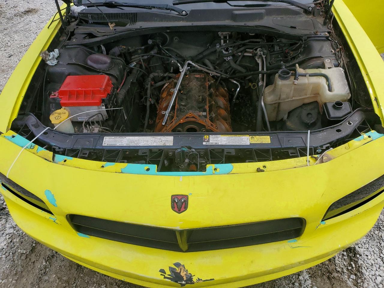 2006 Dodge Charger Srt-8 Yellow vin: 2B3LA73W96H419358