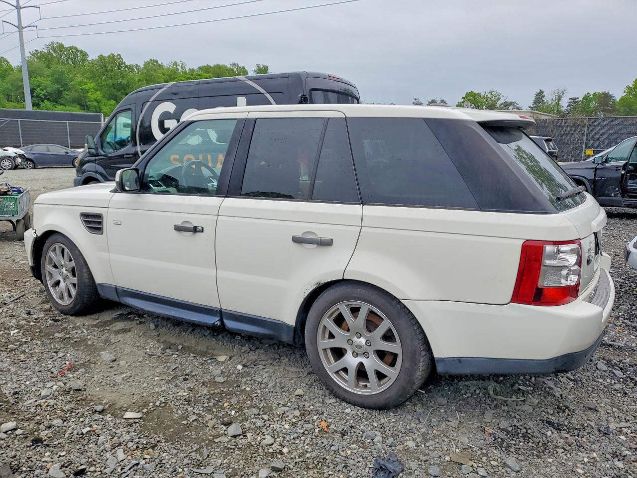 2009 Land Rover Range Rover Sport Hse White vin: SALSK25409A196547