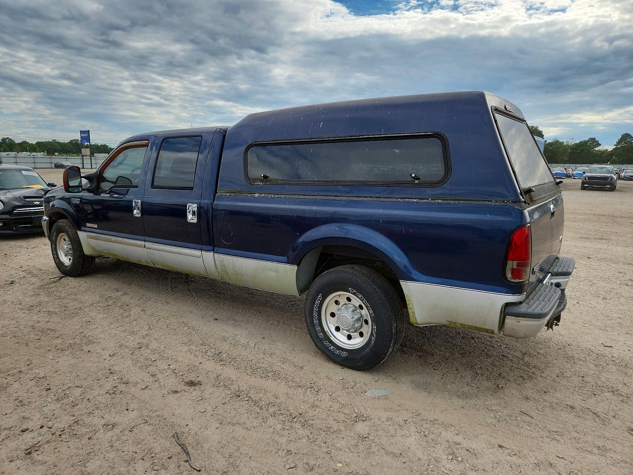 2003 Ford F350 Srw Super Duty Blue vin: 1FTSW30P43EC53691
