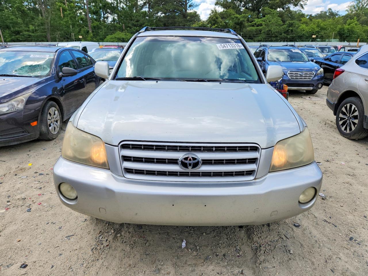 2003 Toyota Highlander Limited Silver vin: JTEHF21A630146472