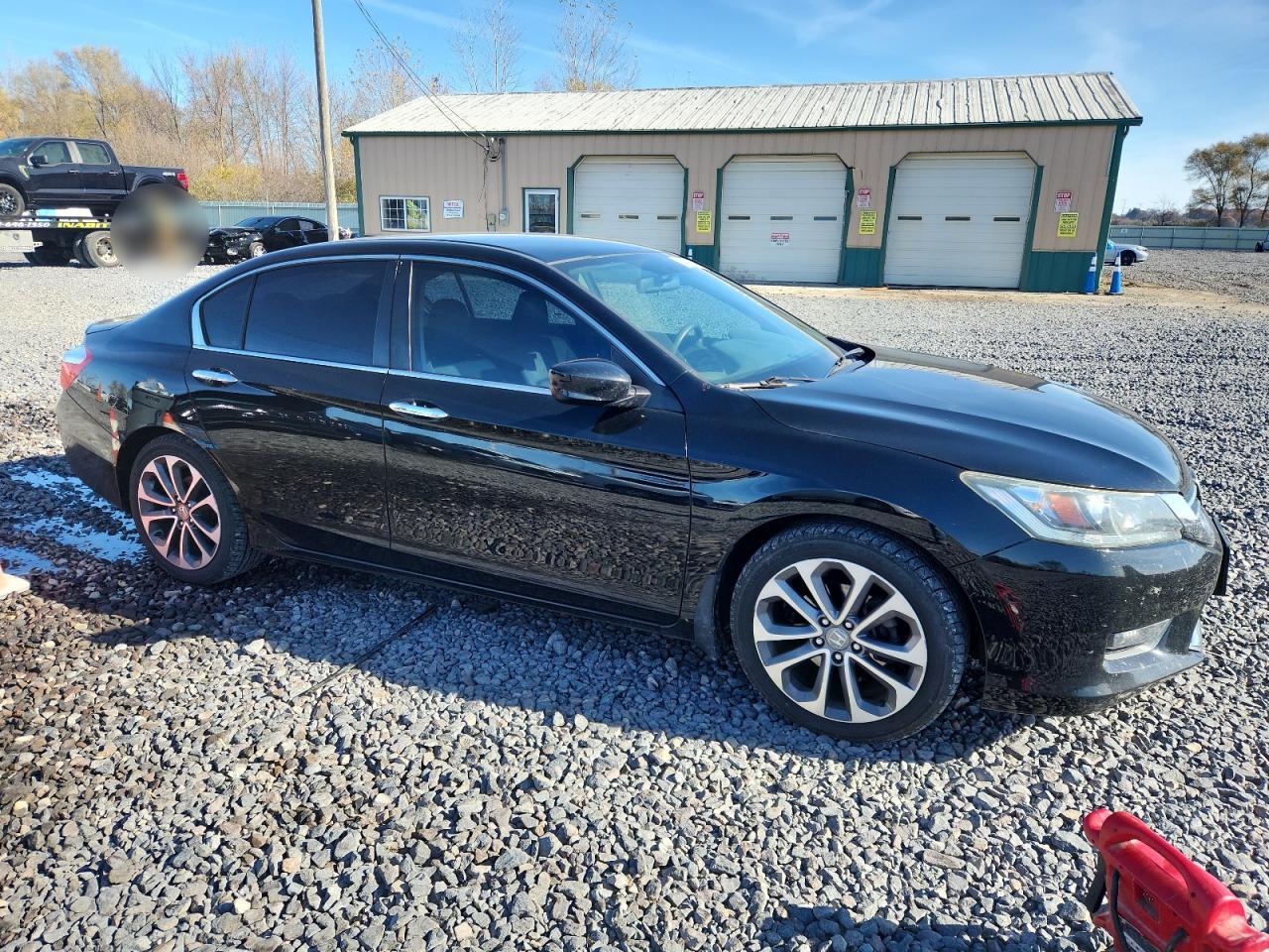 2014 Honda Accord Sport Черный vin: 1HGCR2F56EA130711
