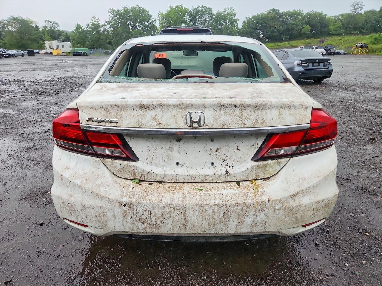 2013 Honda Civic Lx Белый vin: 2HGFB2F5XDH522656