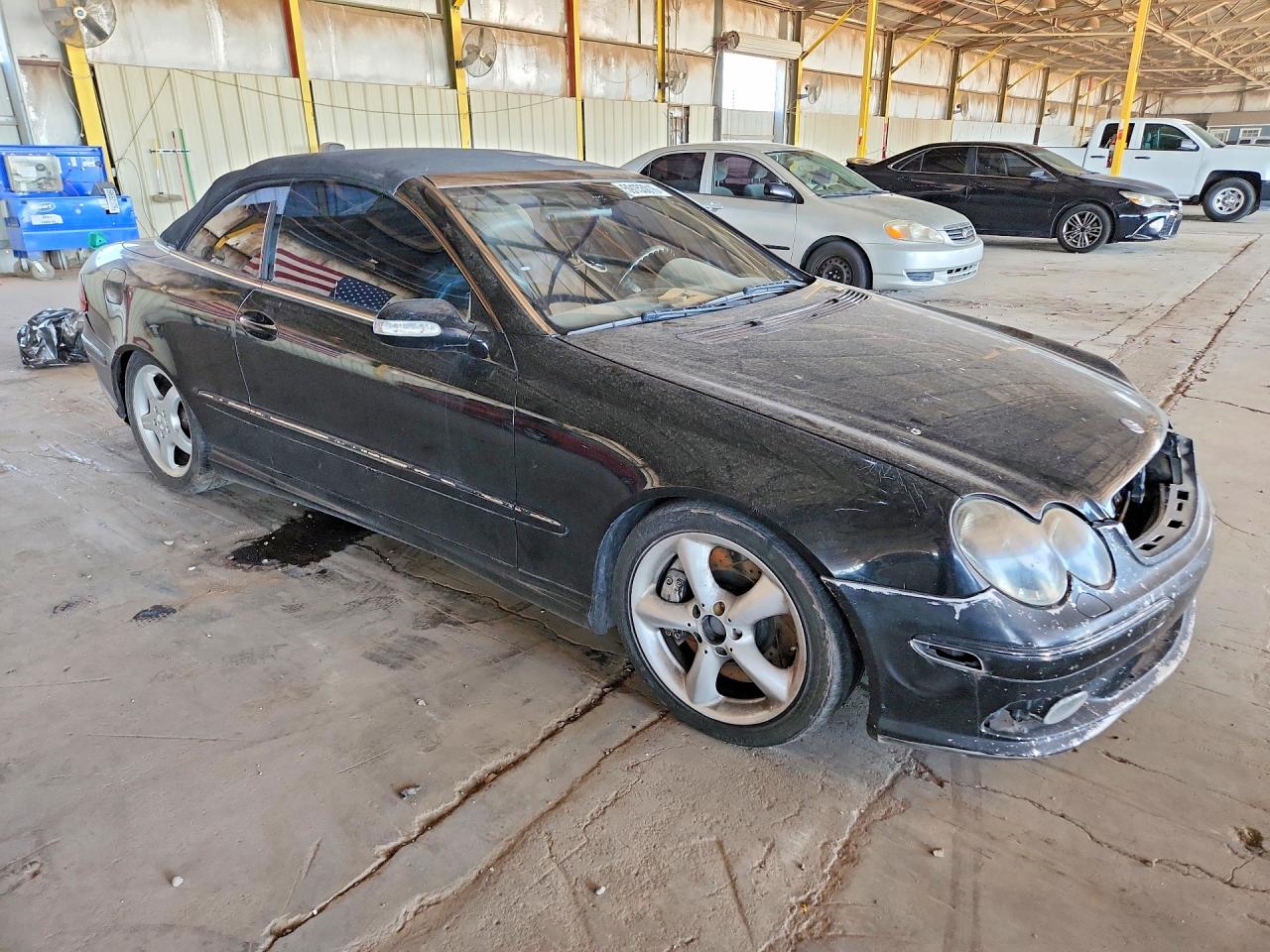 2004 Mercedes-benz Clk 55 Amg Black vin: WDBTK76G44T031677