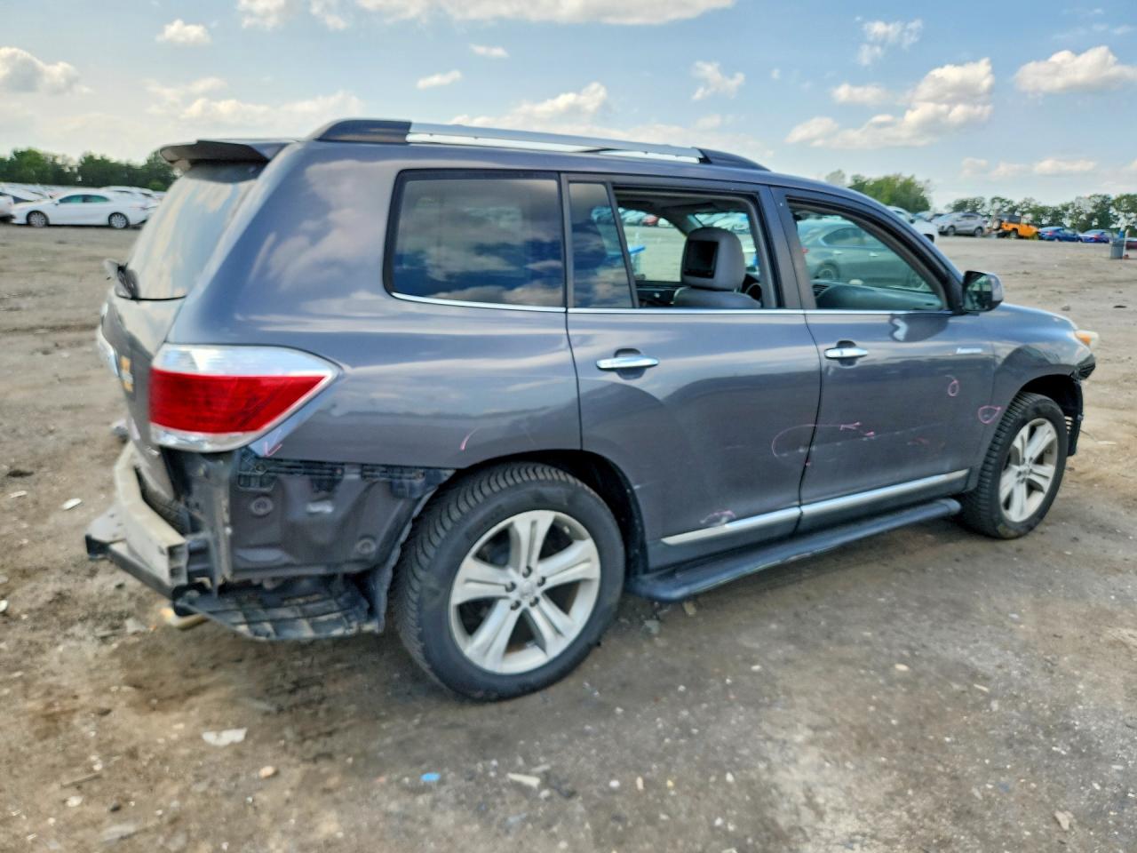 2012 Toyota Highlander Limited Gray vin: 5TDDK3EH2CS102932