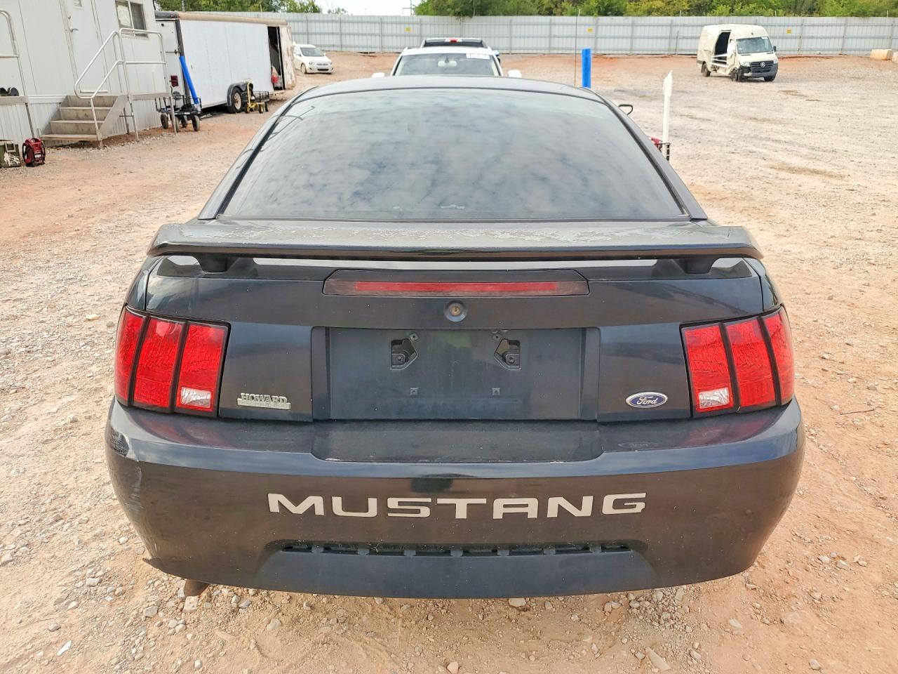 2002 Ford Mustang Black vin: 1FAFP40402F198293