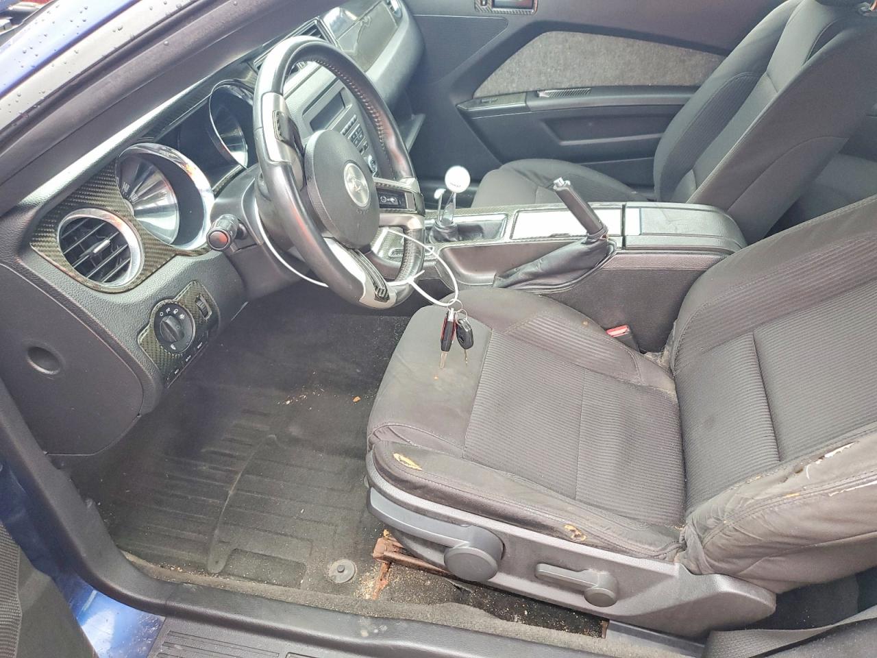 2012 Ford Mustang Gt Синий vin: 1ZVBP8CF8C5239979