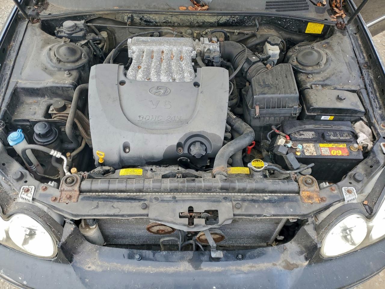 2003 Hyundai Sonata Gls Black vin: KMHWF35H83A815534