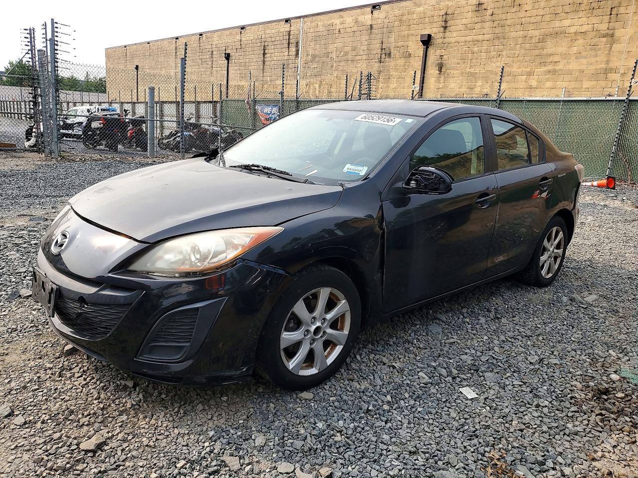 2011 Mazda 3 I Black vin: JM1BL1VG2B1357401