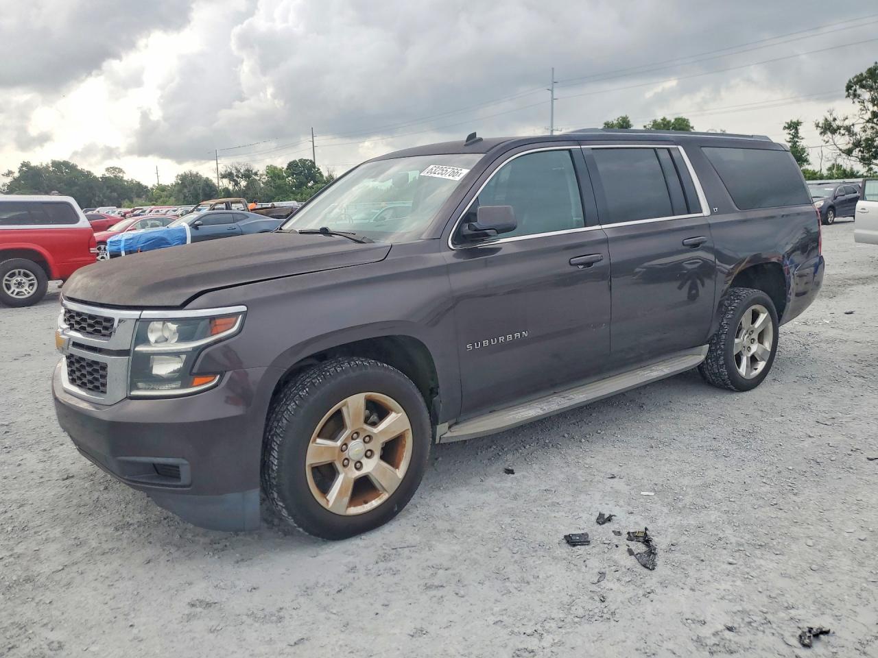 2015 Chevrolet Suburban K1500 Lt Gray vin: 1GNSKJKC6FR262603