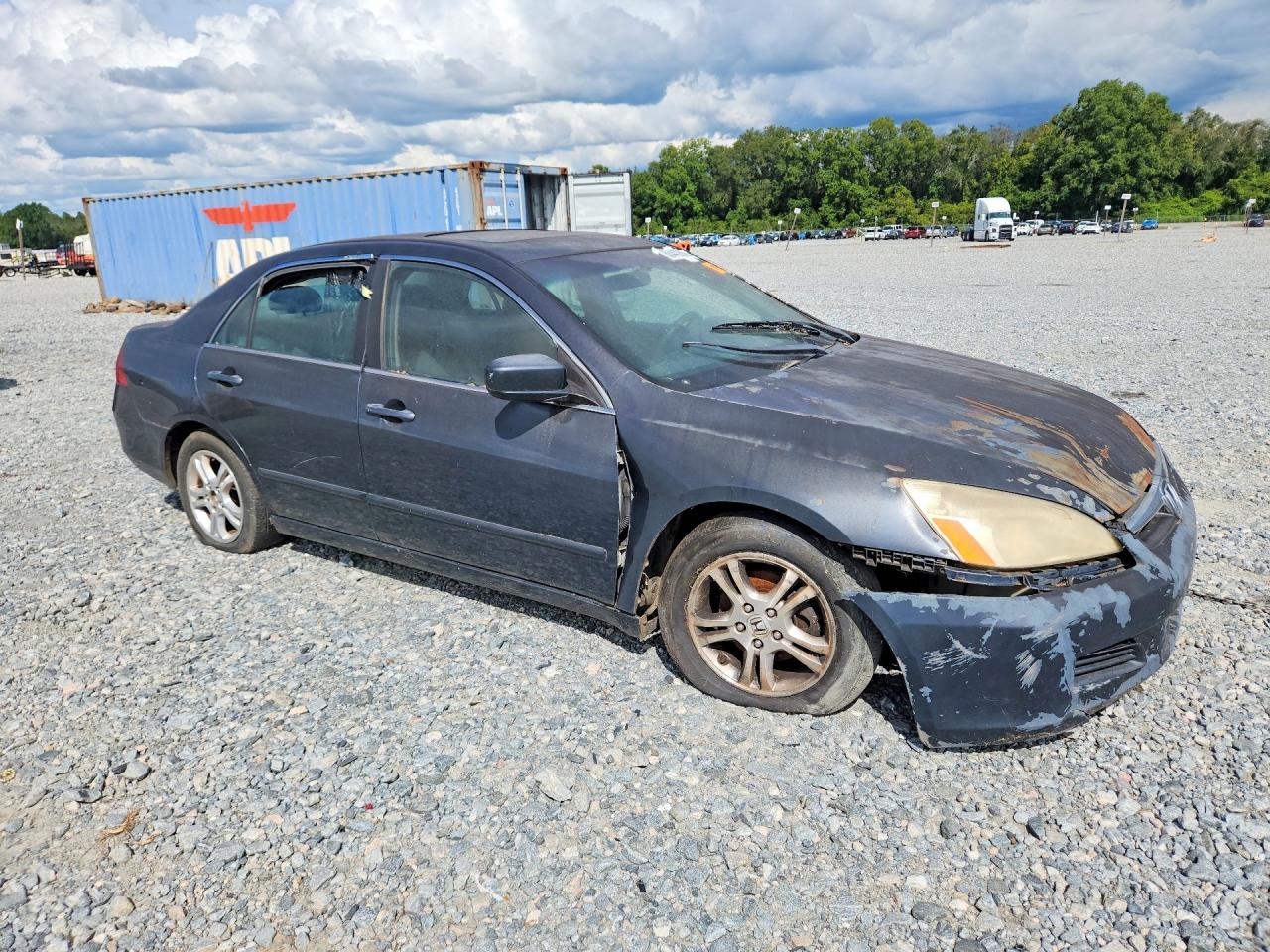 2006 Honda Accord Ex Gray vin: 1HGCM56806A172609